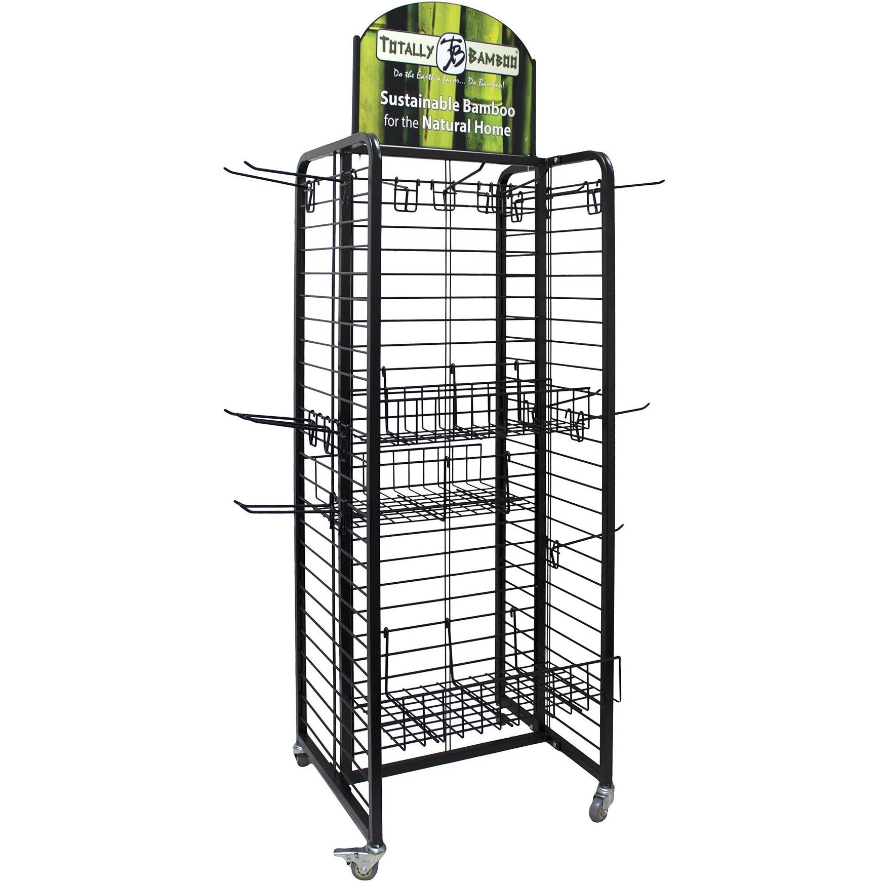 H Rack 4 Sided Display Fixture – Totally Bamboo Wholesale