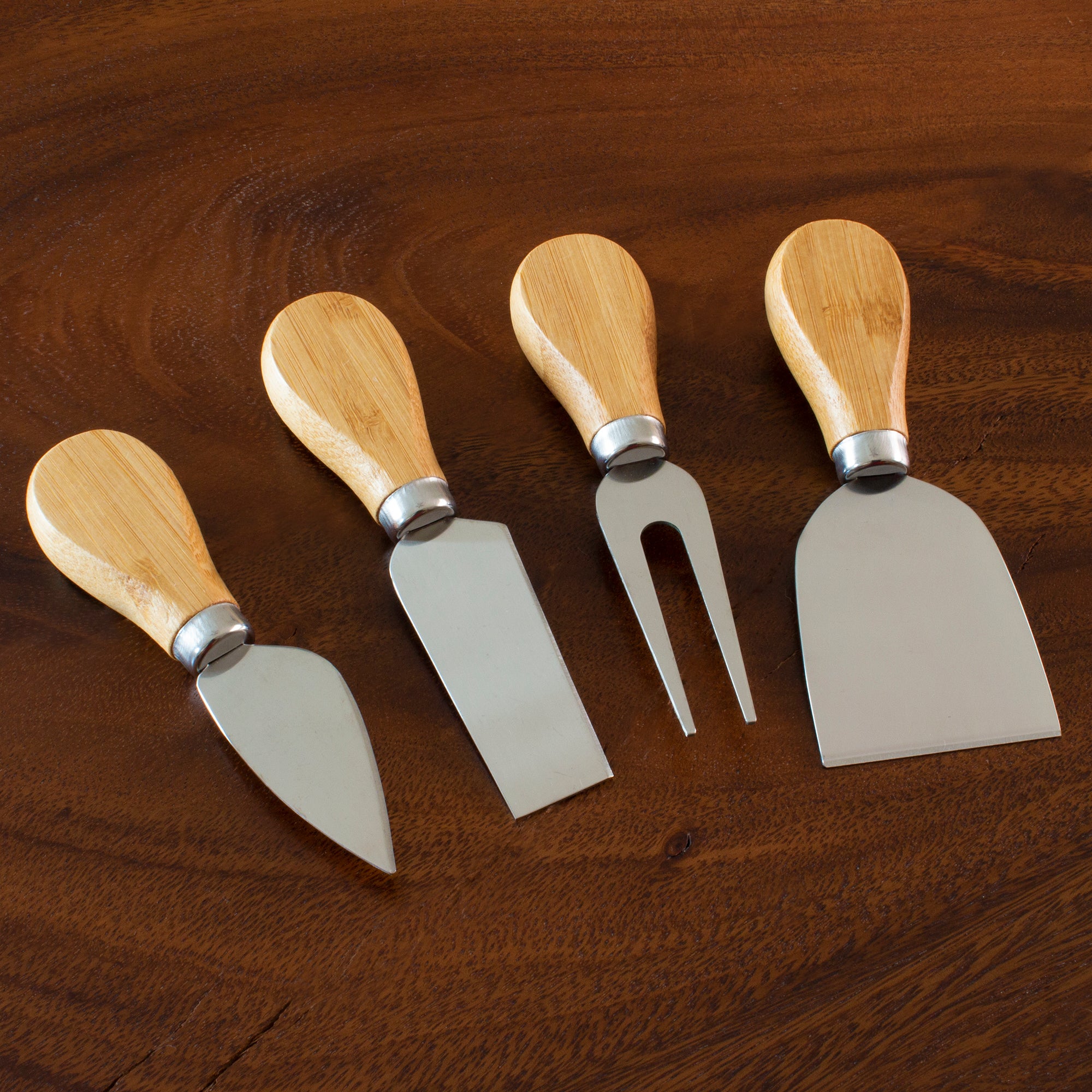 4-Piece Cheese Tool Set – Totally Bamboo Wholesale
